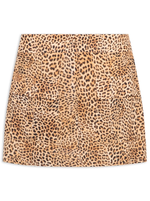 Saia Mini Utilitária Onça Suspiro - Animal Print