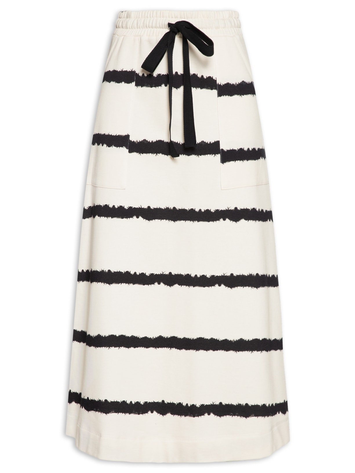 Saia Moletom Estampa Beira Mar - Off White