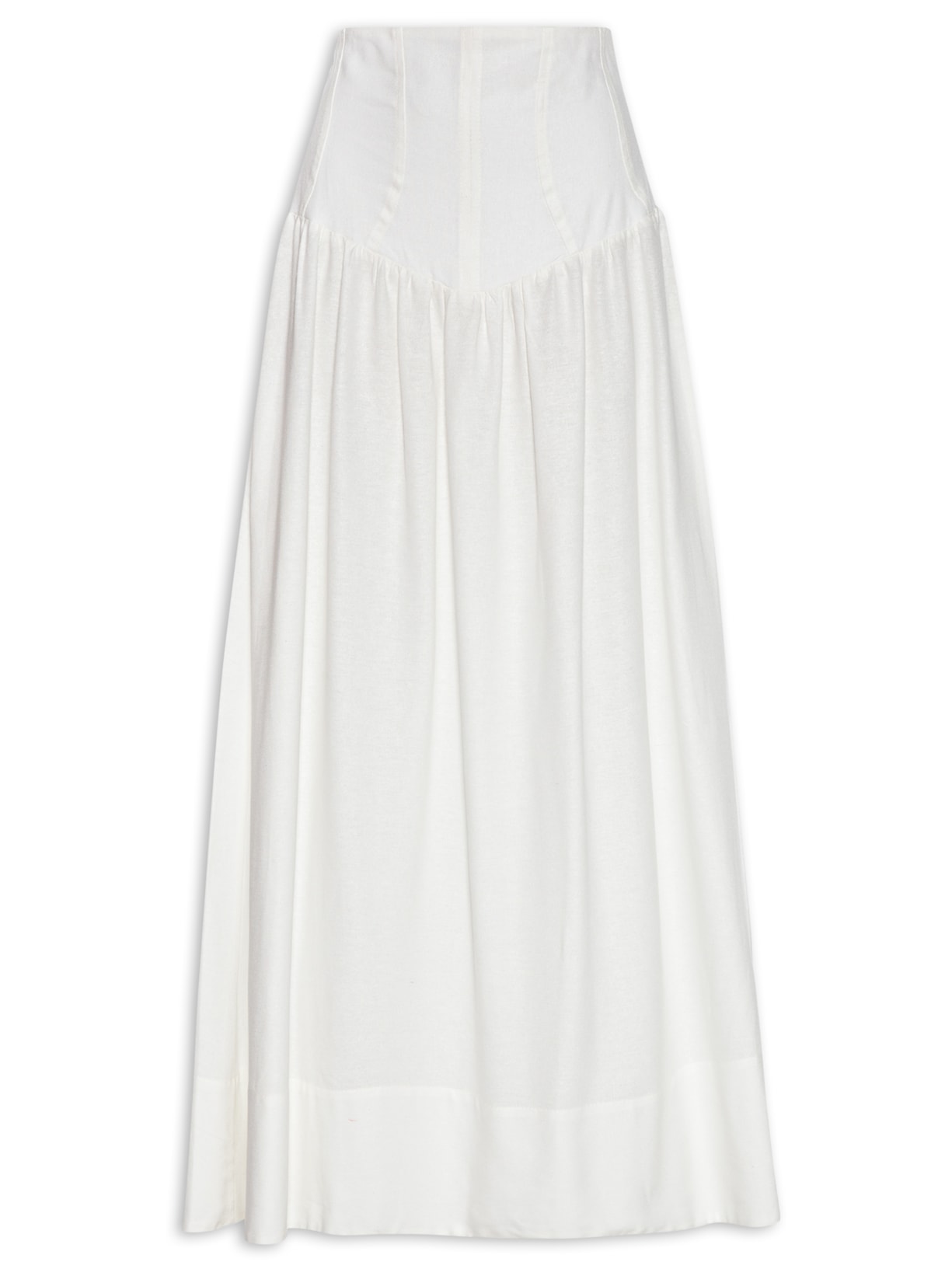 Saia Pala Ampla - Branco