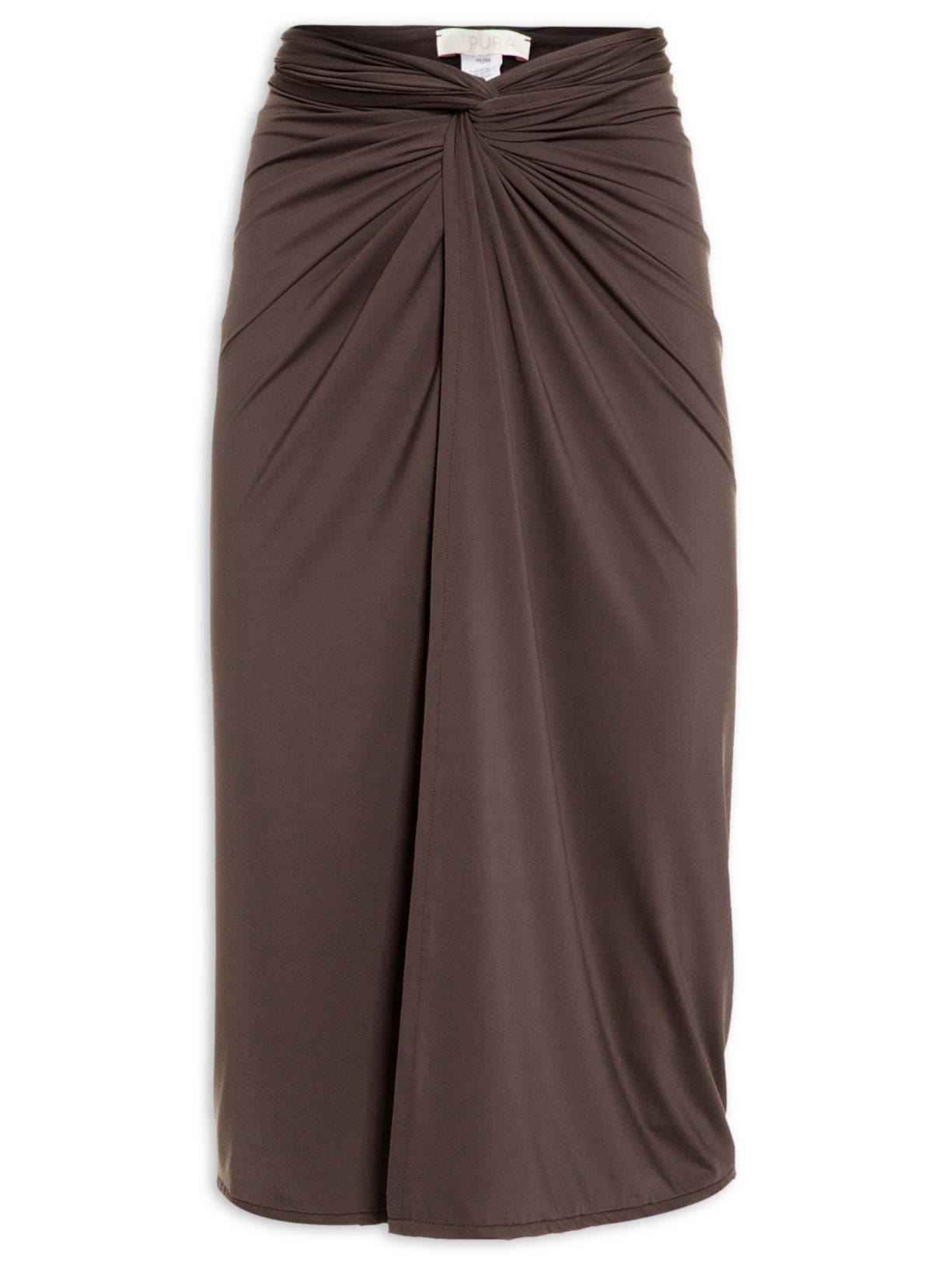 Saia Pareô Chocolate Marrom Pura Swim