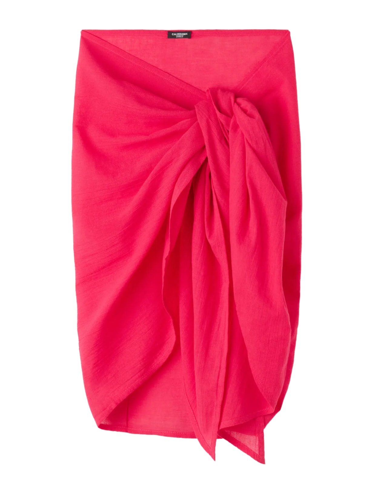 Saia Pareô Curta Em Algodão - Rosa