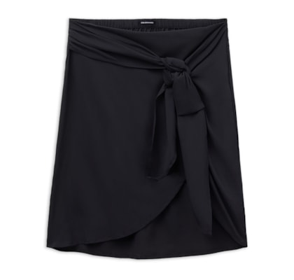 Saia Pareô Curta - Preto
