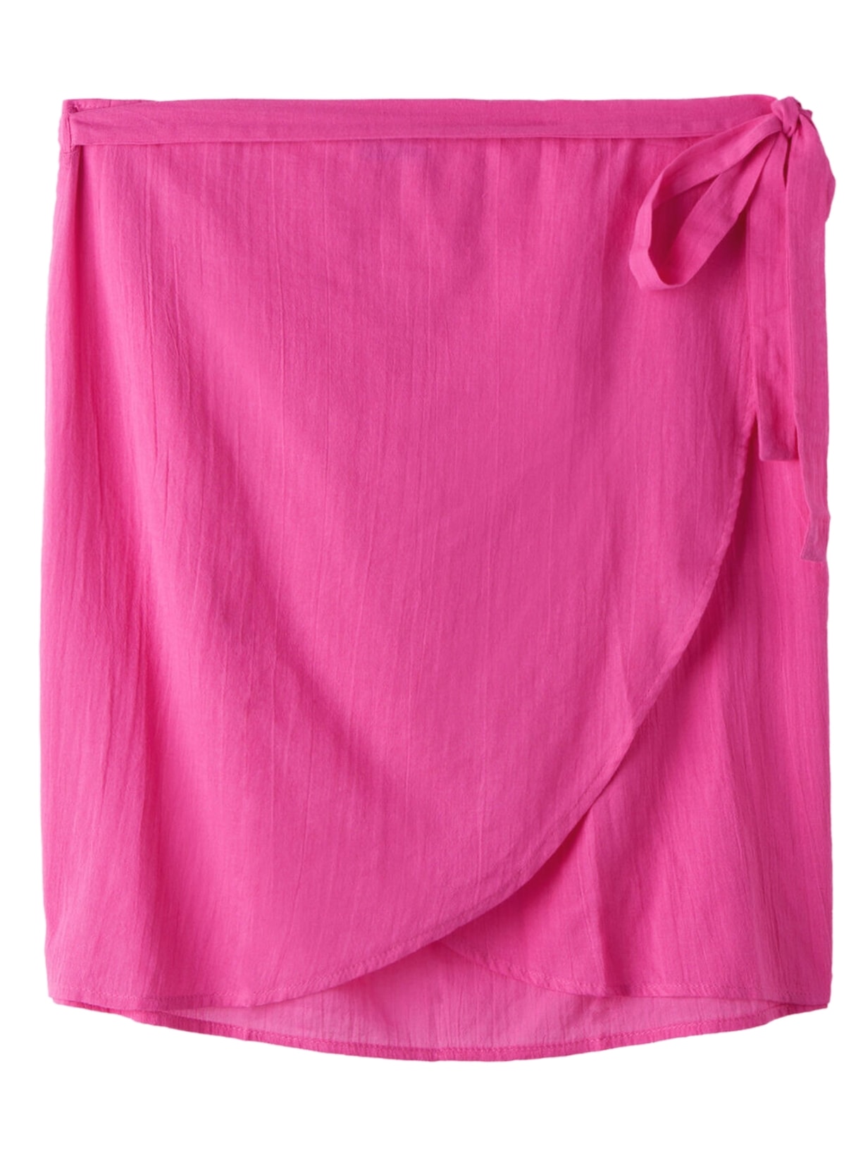 Saia Pareô Curta Transpassada Rosa Calzedonia