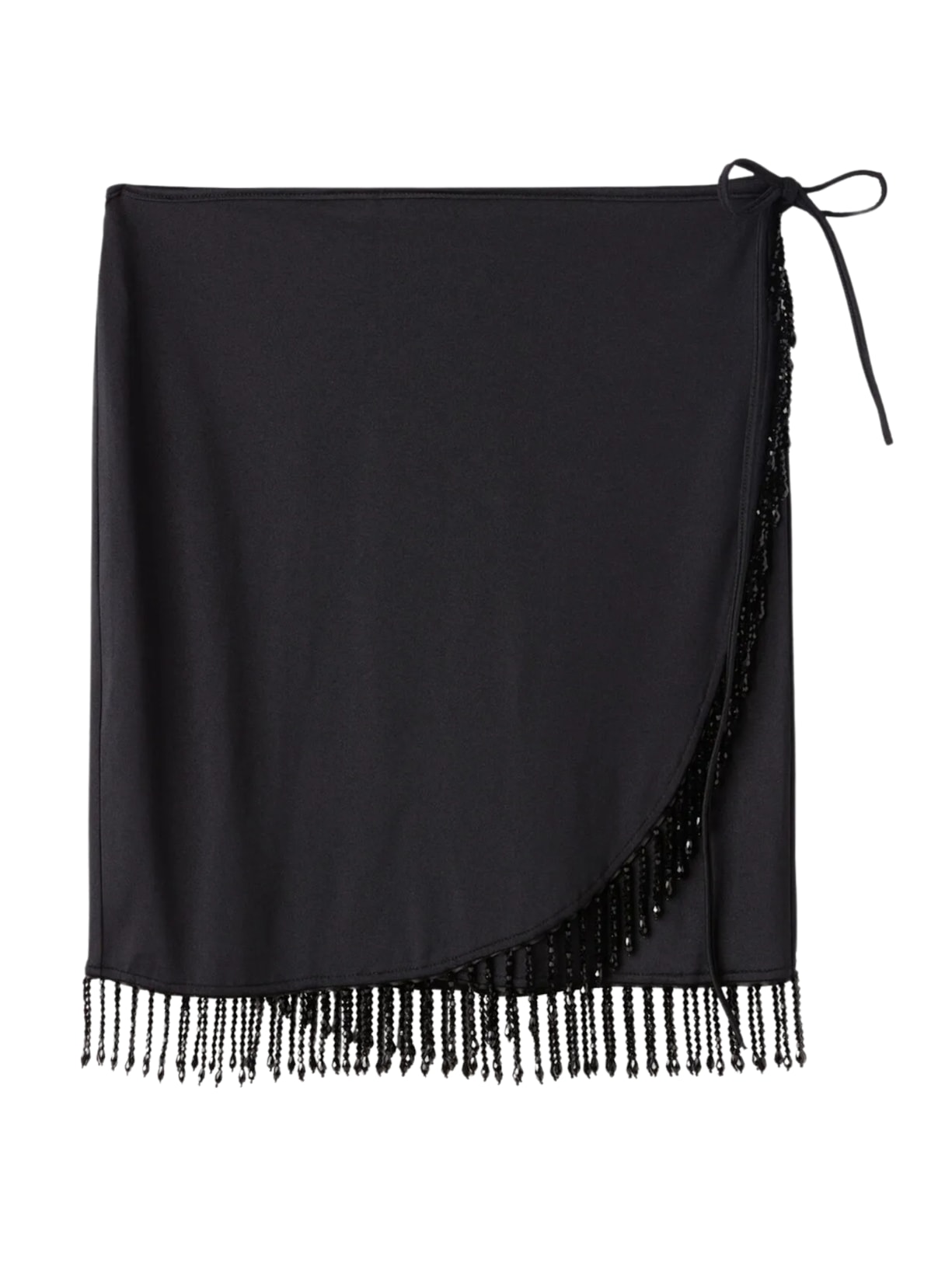 Saia Pareô Curta Transpassada Taipei - Preto