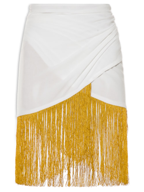 Saia Pareô Curto Odeon - Off White