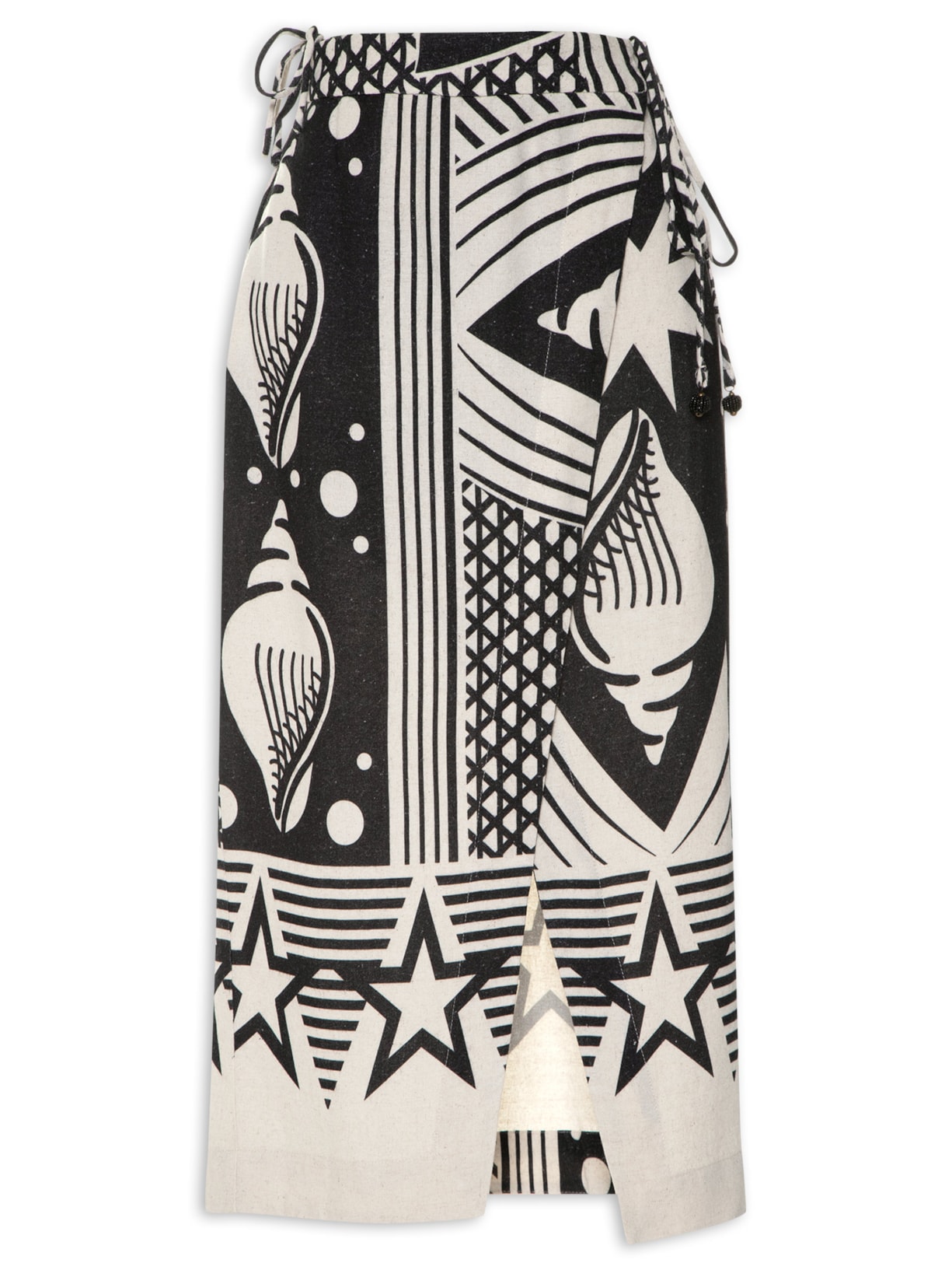 Saia Pareô Estrela Búzios - Preto