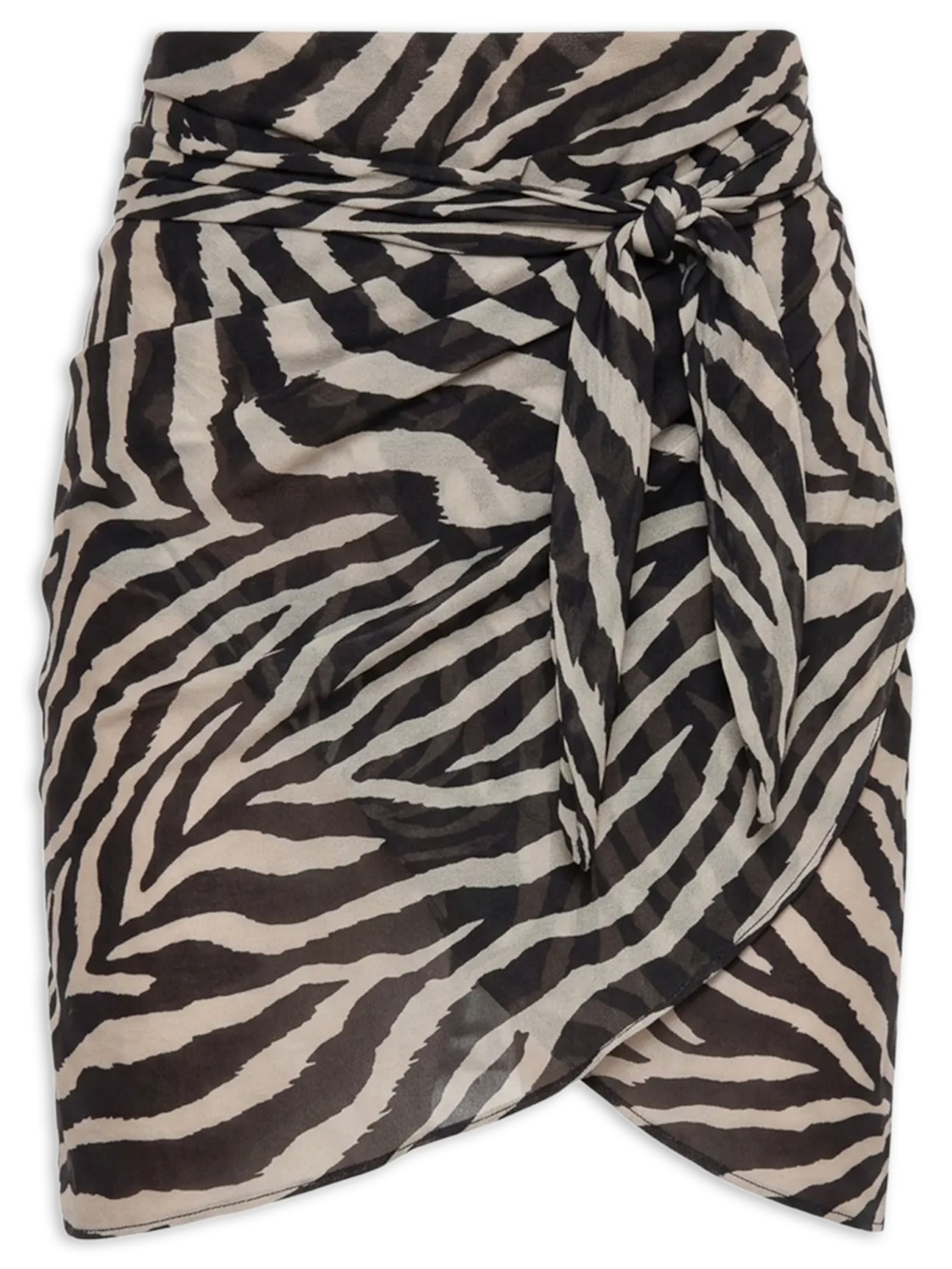 Saia Pareô Folha Animal Print Triya