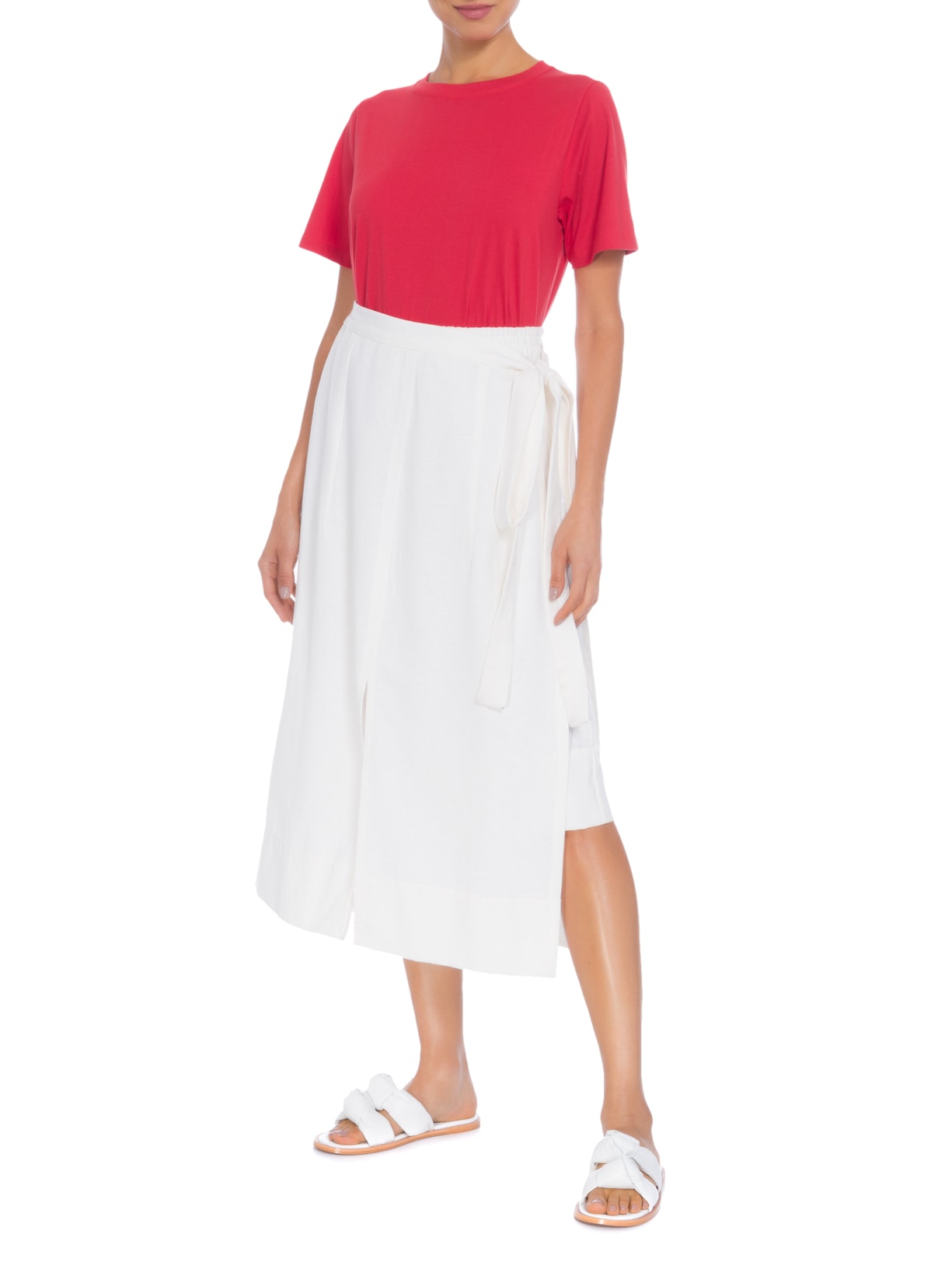 Saia Pareô Hebe Off White Jouer Couture