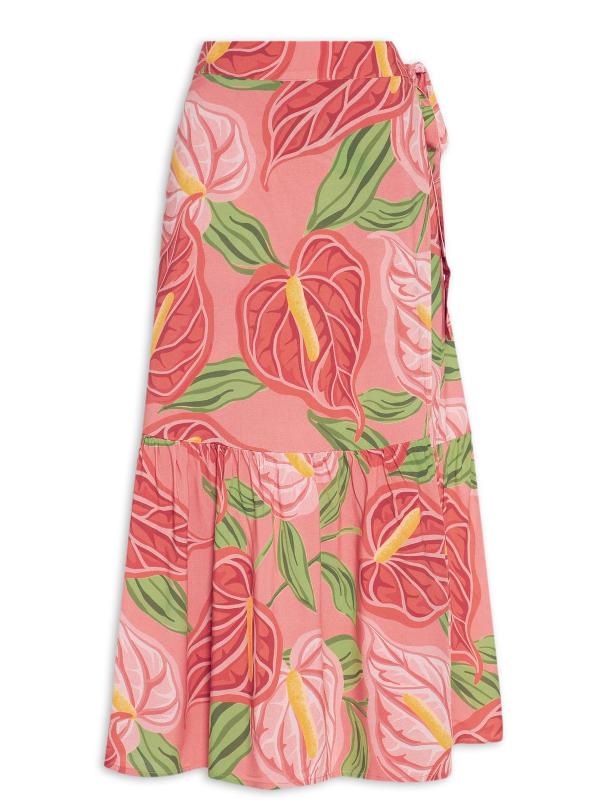 Saia Pareô Livia - Rosa