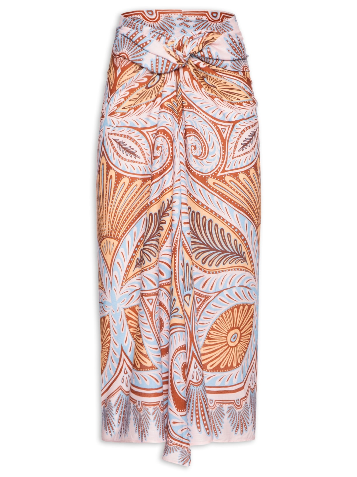 Saia Pareô Localizada Catalina - Rosa