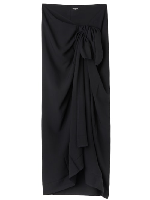 Saia Pareô Longa - Preto