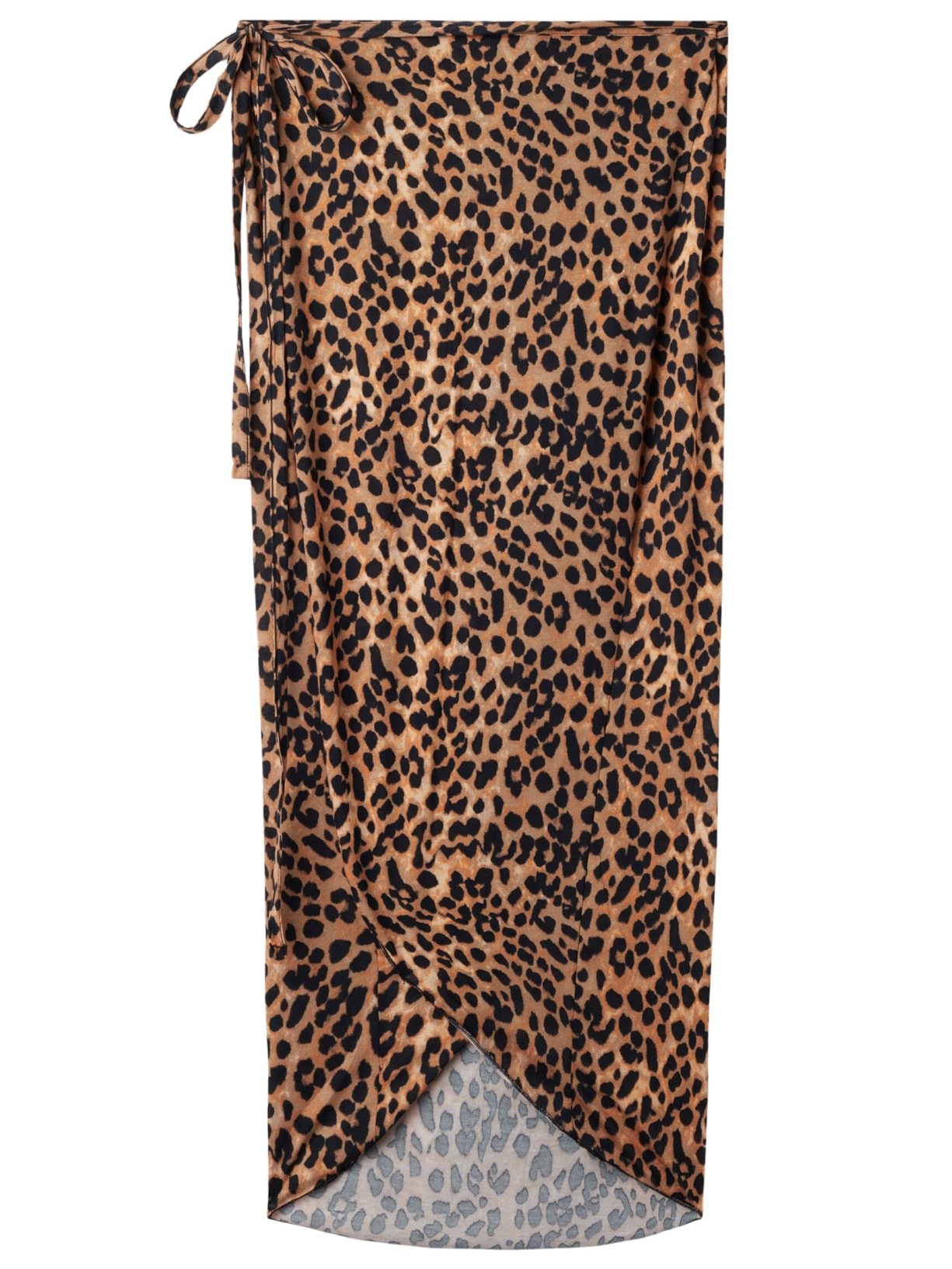 Saia Pareô Longa Transpassada - Marrom