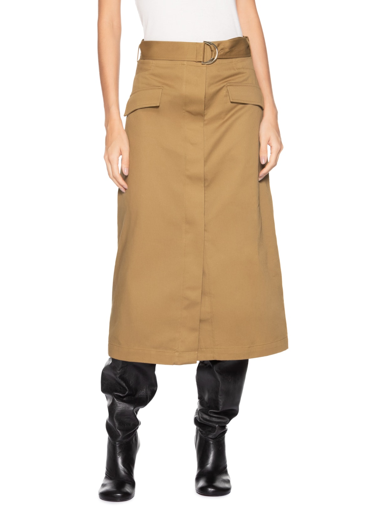 Saia Patricia Marrom Le Lis