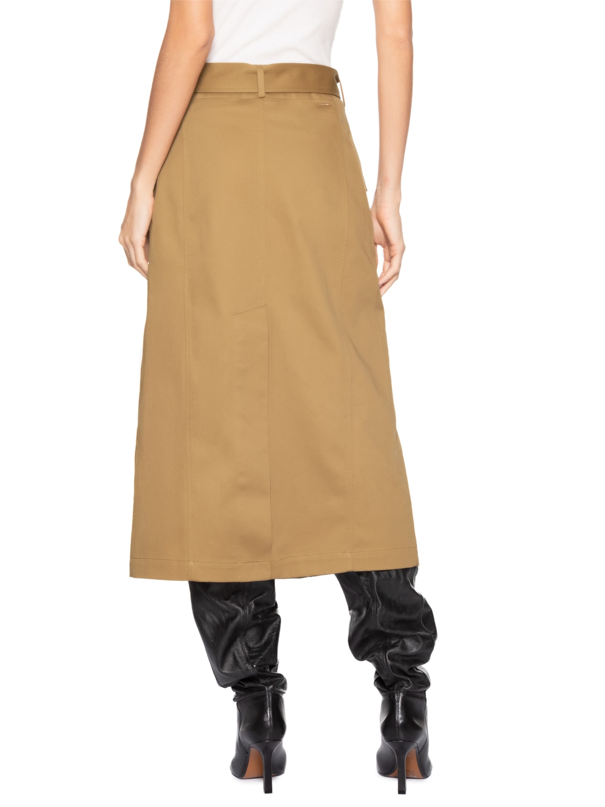 Saia Patricia Marrom Le Lis