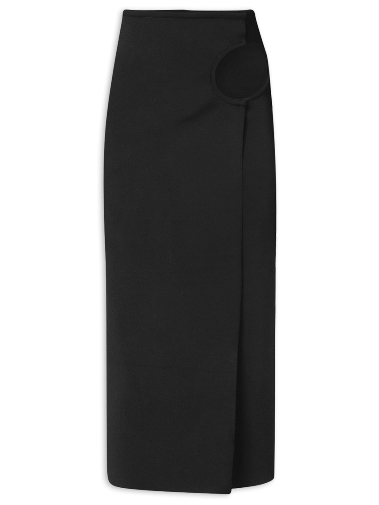 Saia Perlin Tricot - Preto