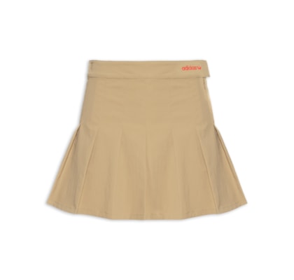 Saia Pleated Skirt - Marrom