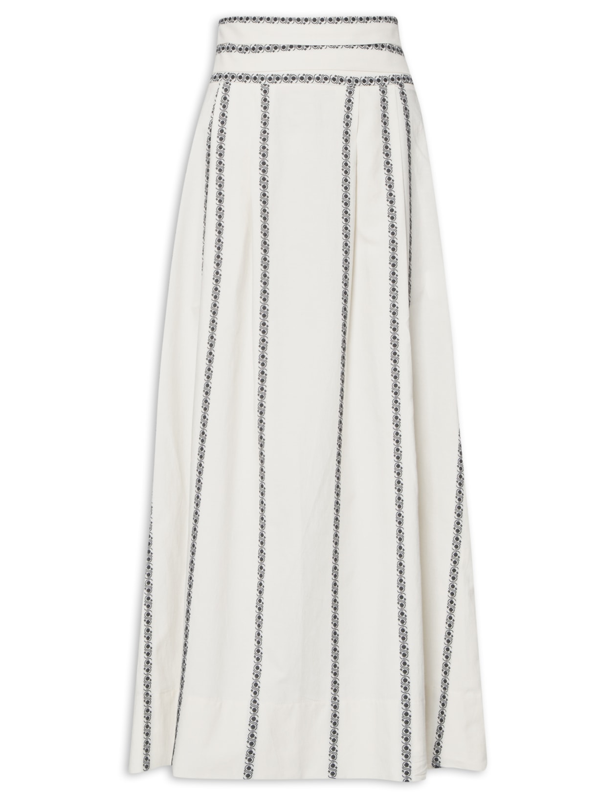 Saia Pregas Jacquard Geo Caleidoscopio - Off White