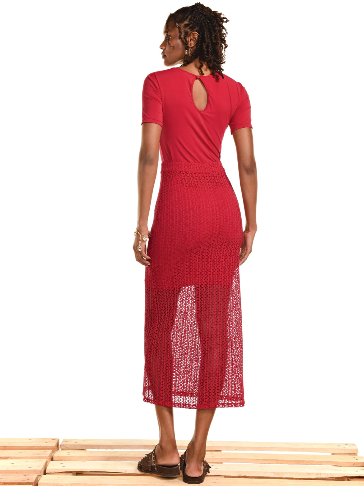 Saia Raya Vermelho Triya