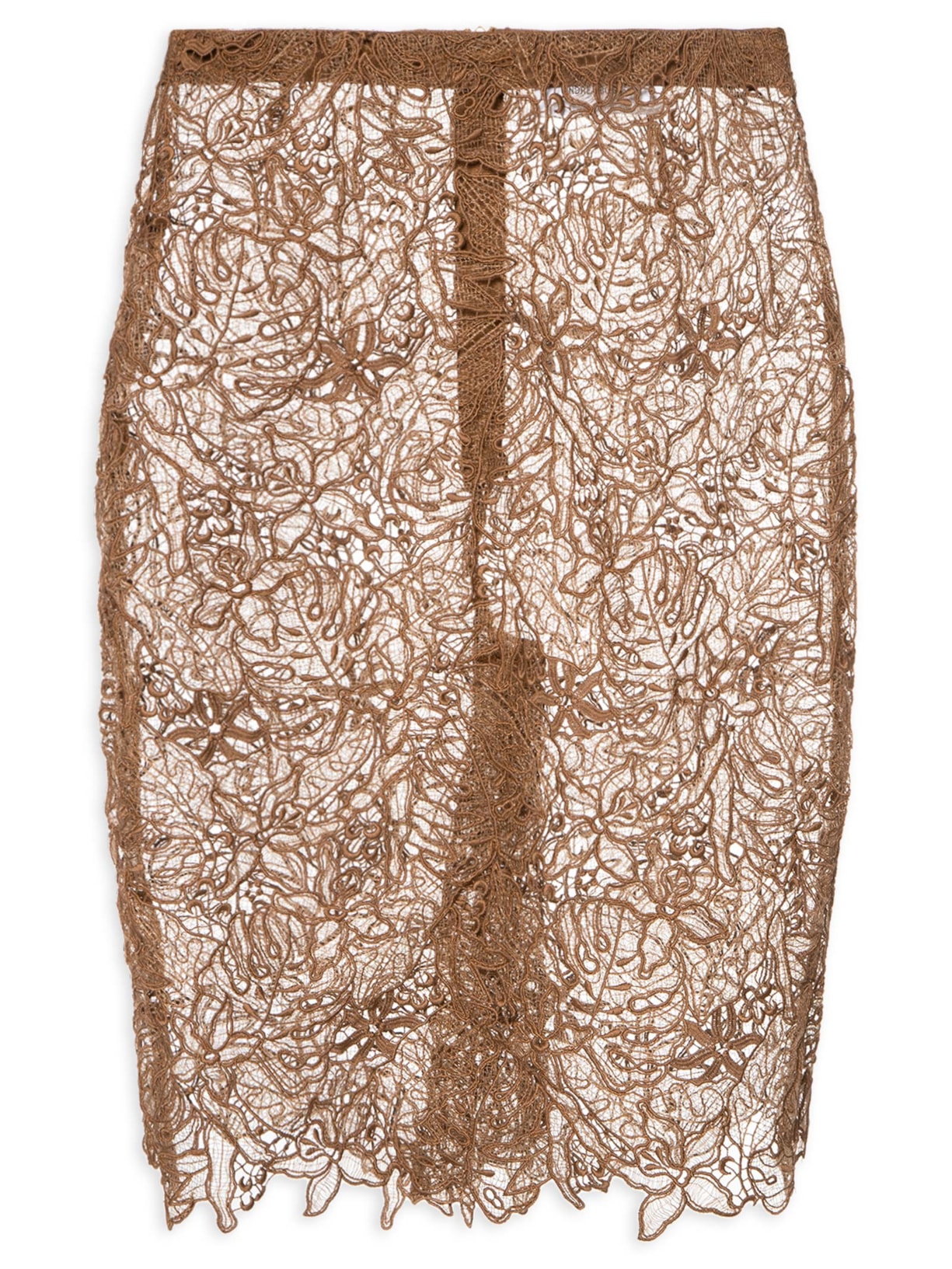 Saia Renda Jamaya - Marrom