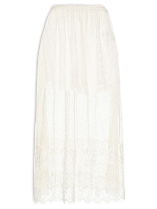 Saia Renda Lingerie Lira - Off White