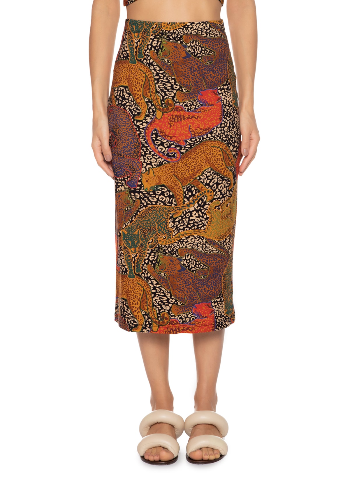 Saia Reta Felina Preto Farm