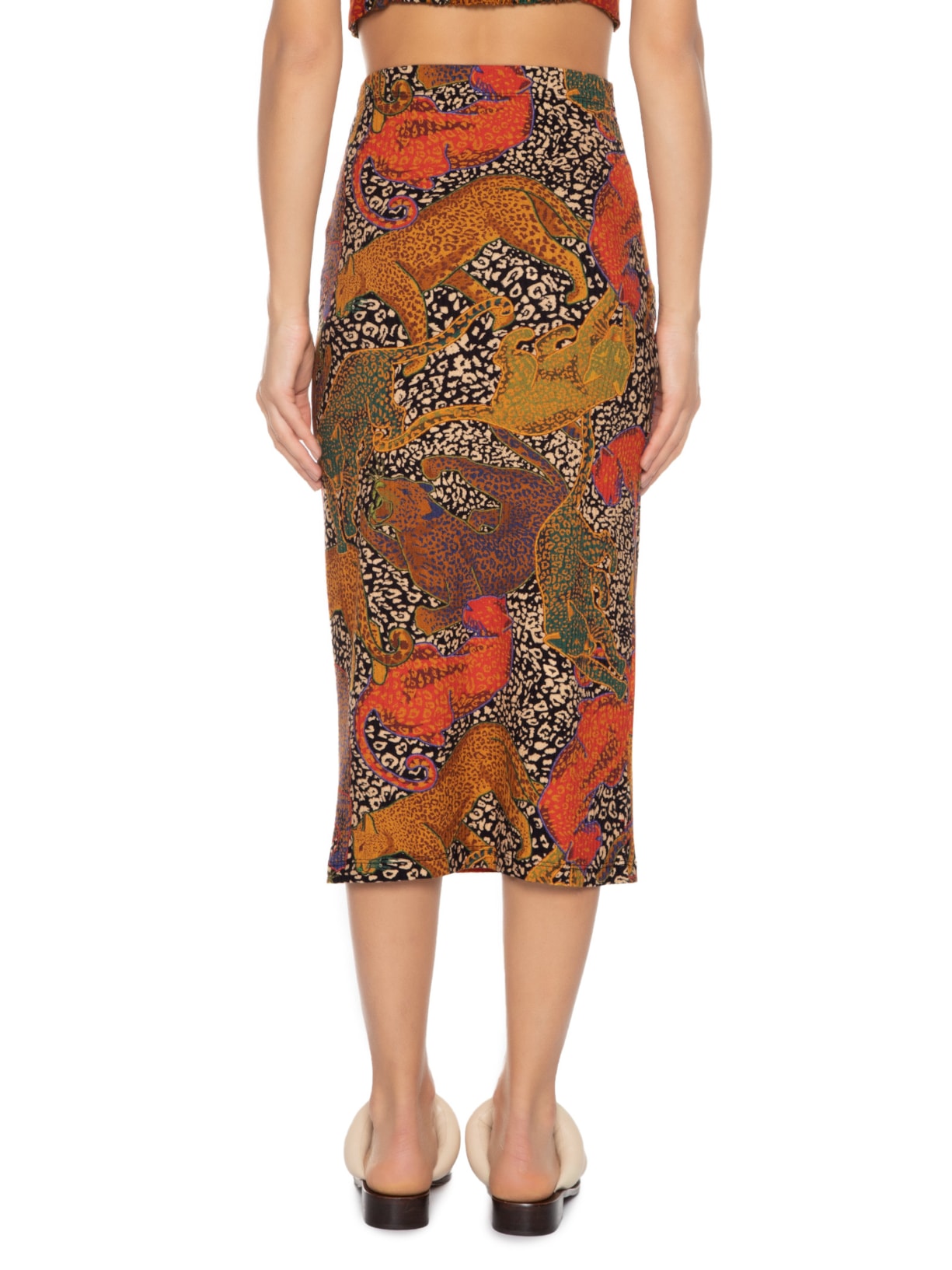 Saia Reta Felina Preto Farm