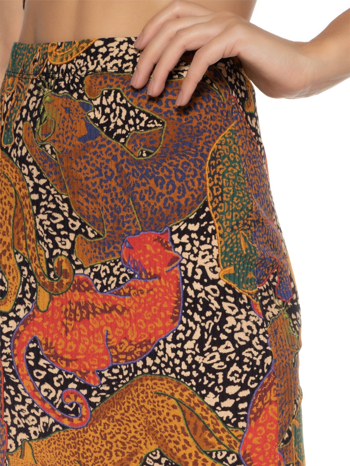 Saia Reta Felina Preto Farm