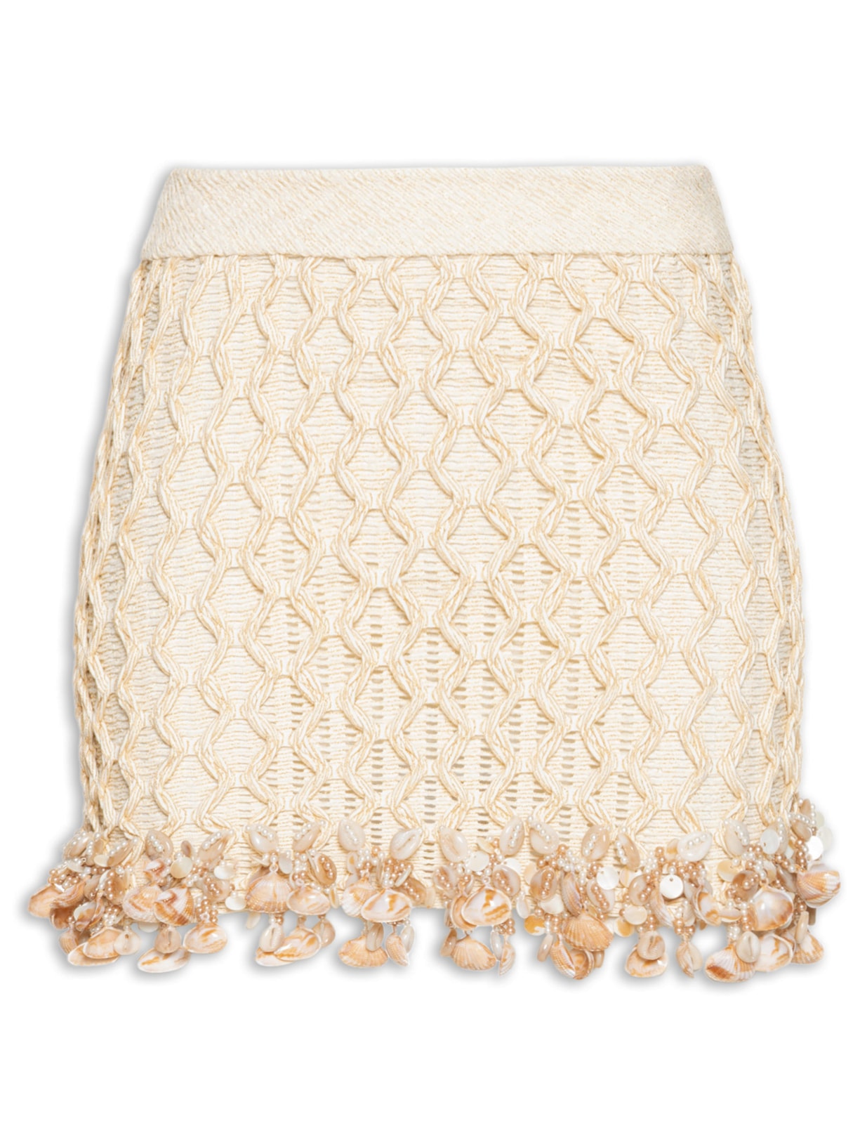 Saia Saída de Praia Curta - Bege