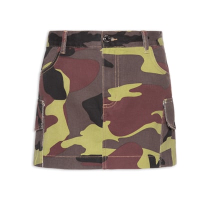 Saia Sarja Camuflada - Verde