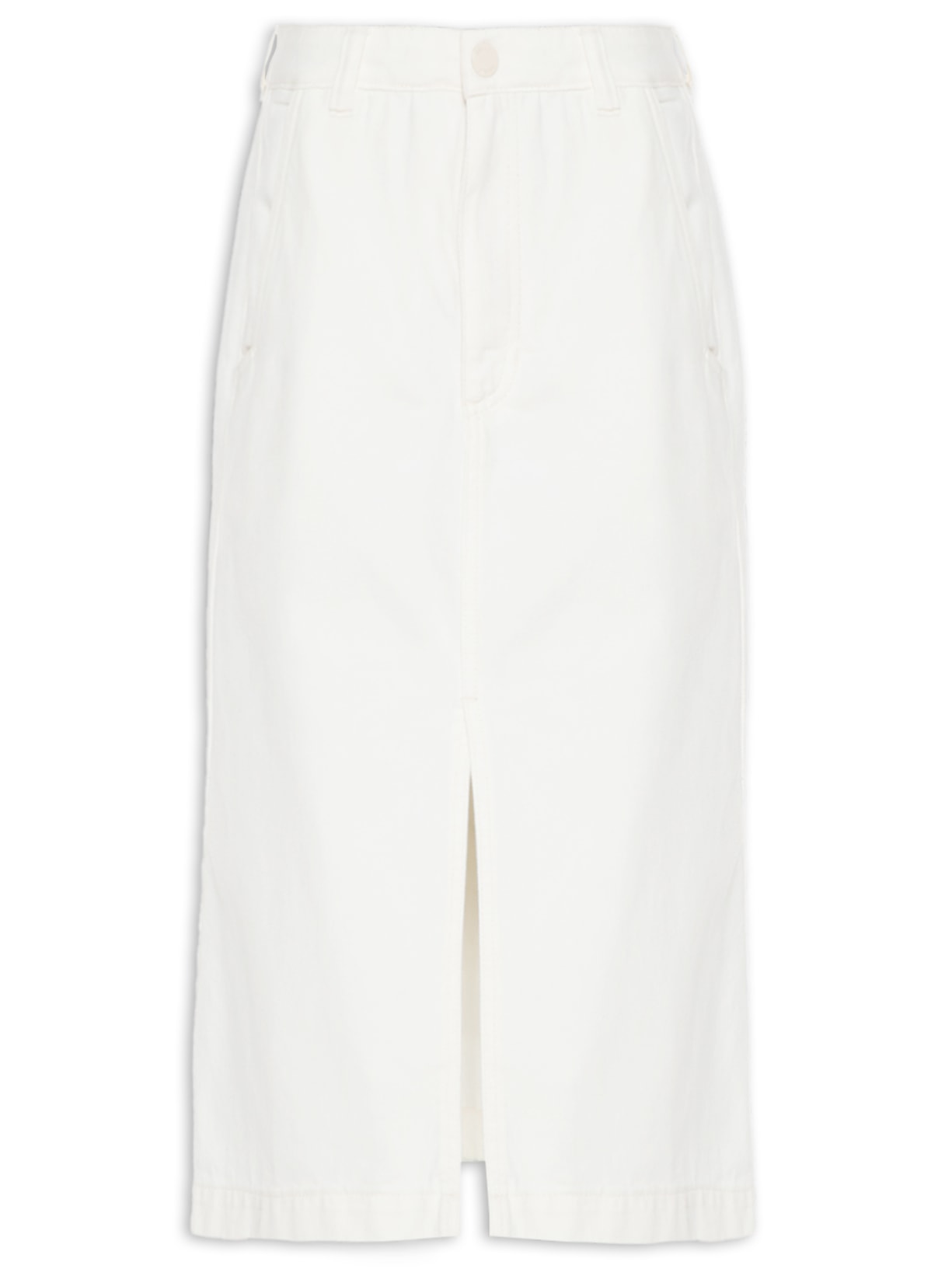 Saia Sarja Com Fenda - Off White