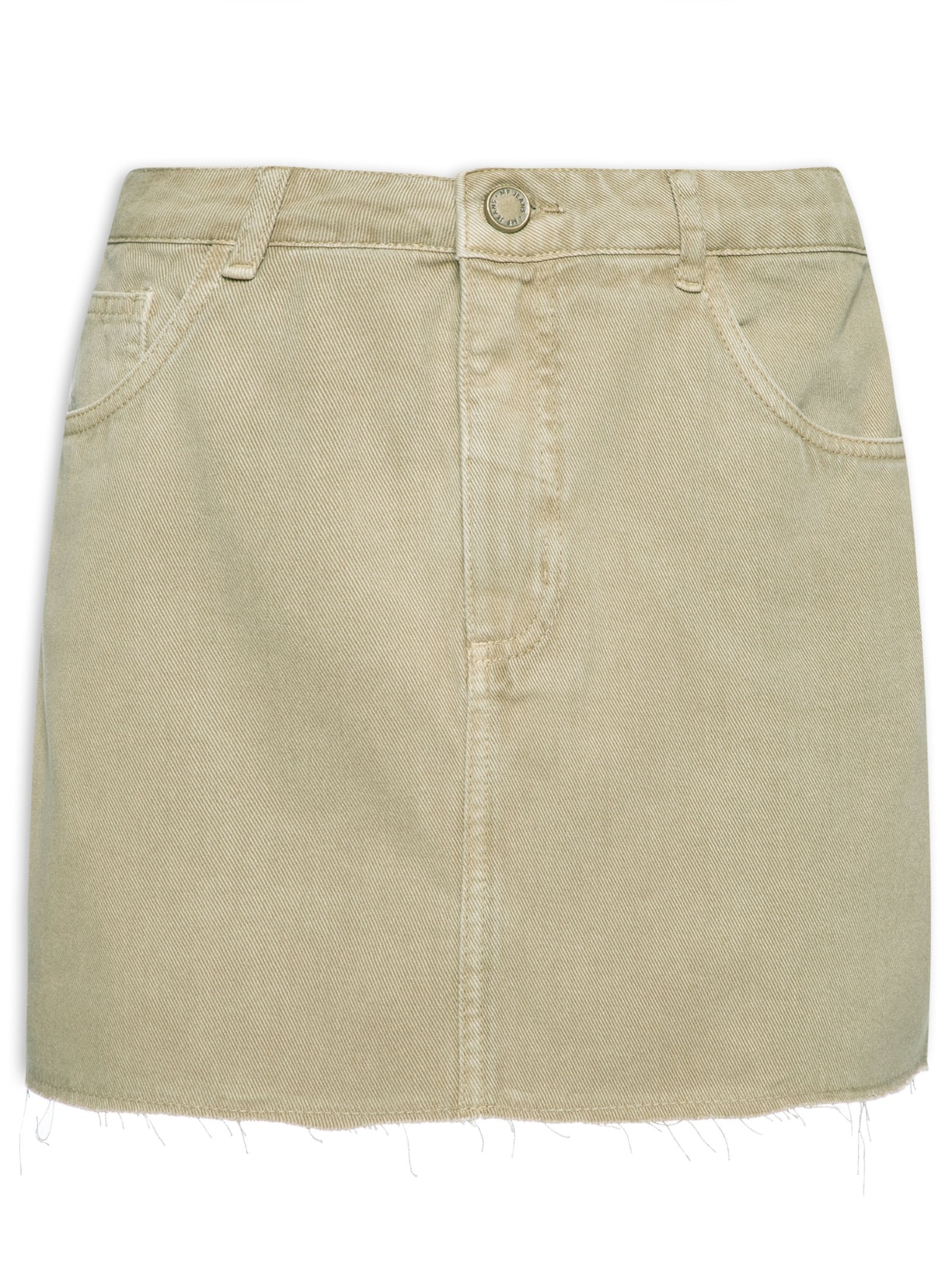 Saia Sarja Curta Desfiada - Verde