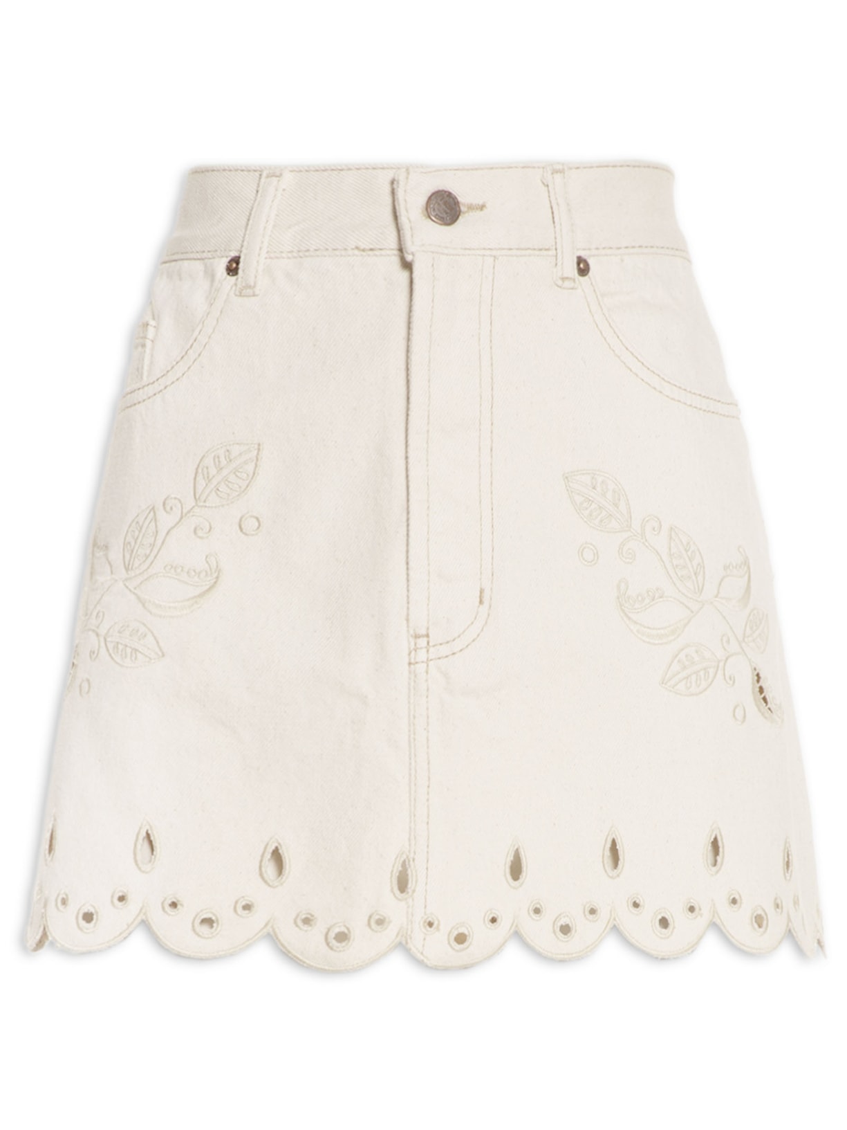 Saia Sarja Festone - Off White