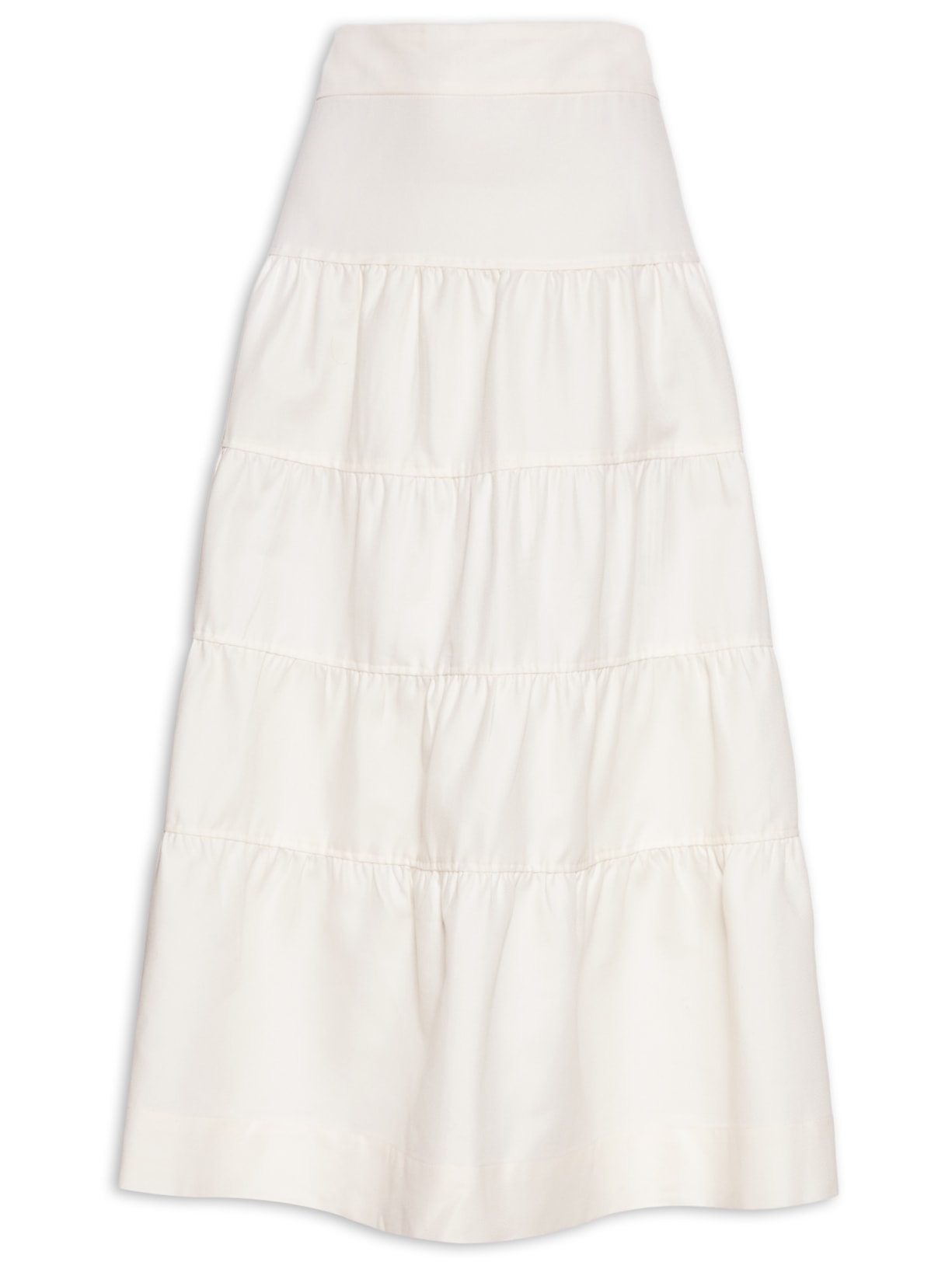 Saia Sarja Midi Marias - Off White