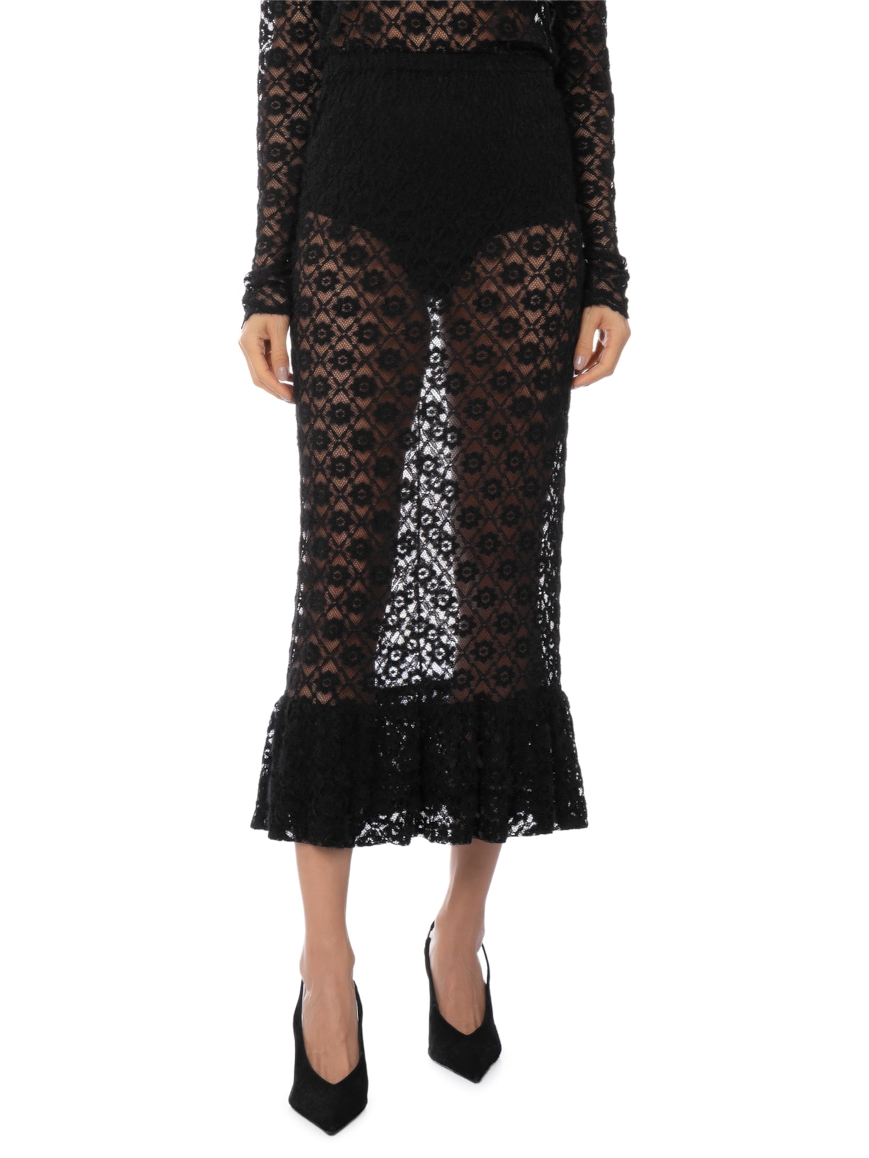 Saia Second Skin Daisy – Preto Paula Raia