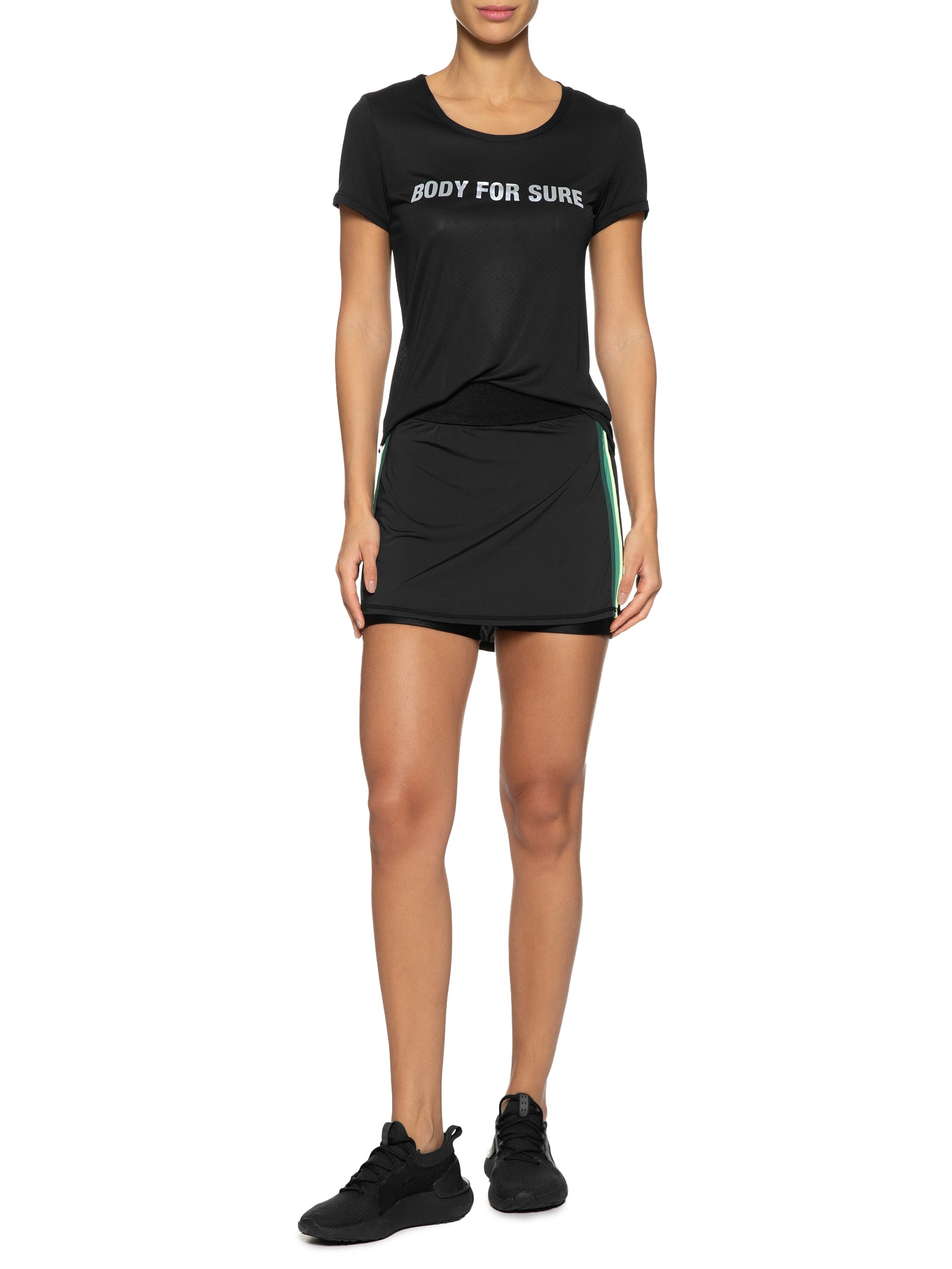 Body For Sure - Saia Shorts Lisa - Preto