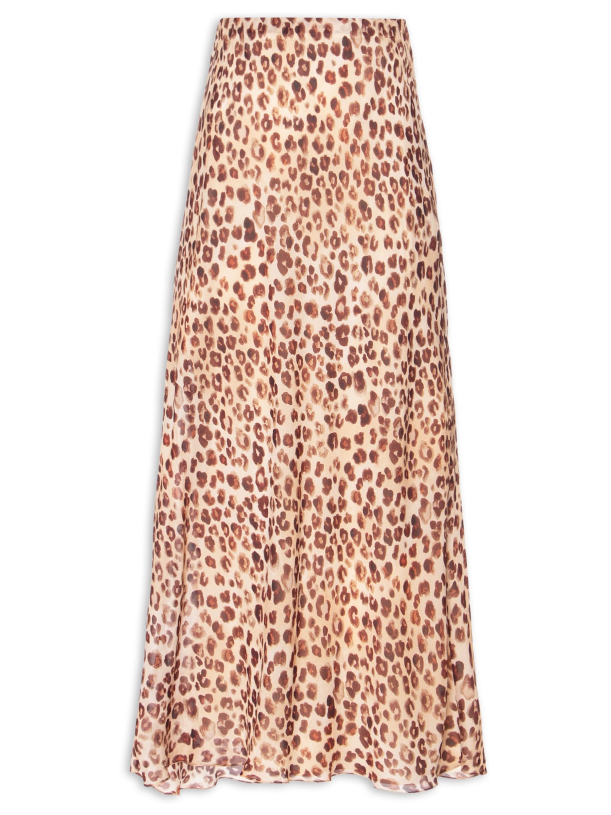 Saia Slip Onça Concha - Marrom