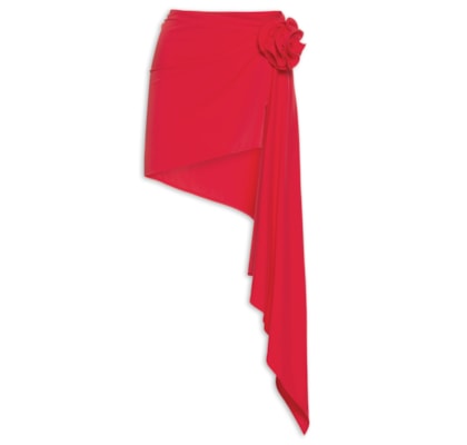 Saia Swim Bottom - Vermelho