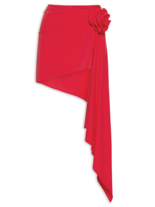 Saia Swim Bottom - Vermelho