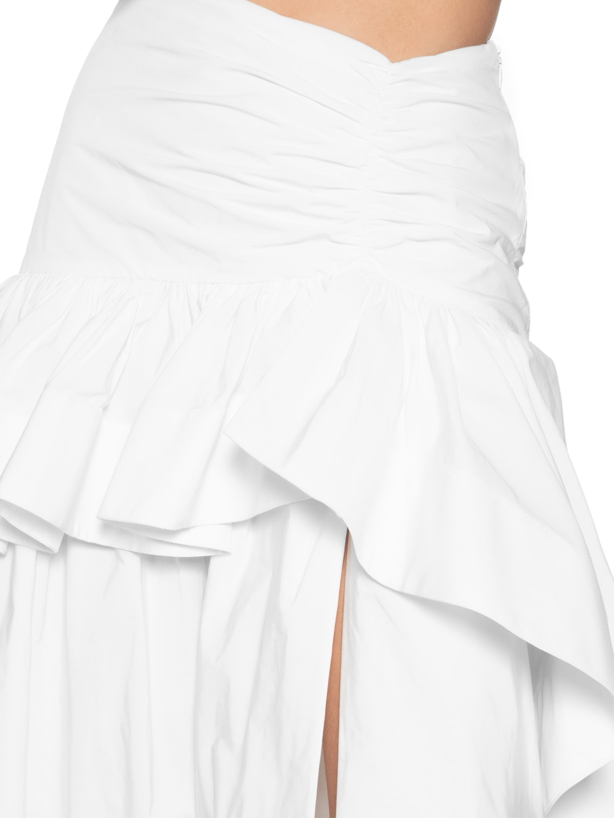 Saia Tafetá Megan Branco Nk