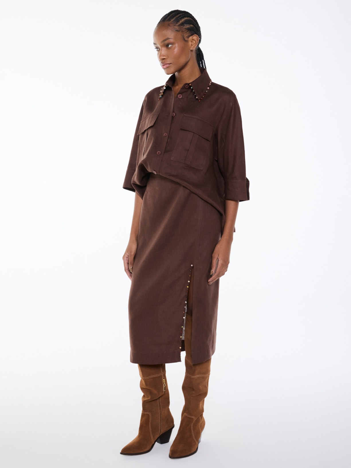 Saia Tiny Brown I26 Marrom Mixed