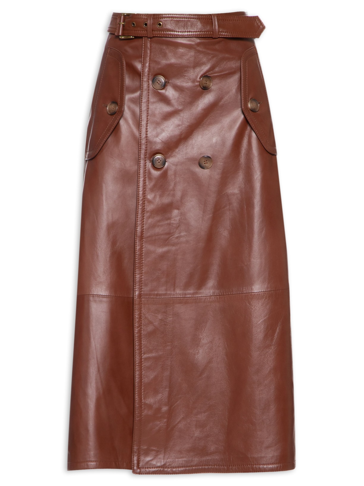 Saia Trench Marrom Bo.bô