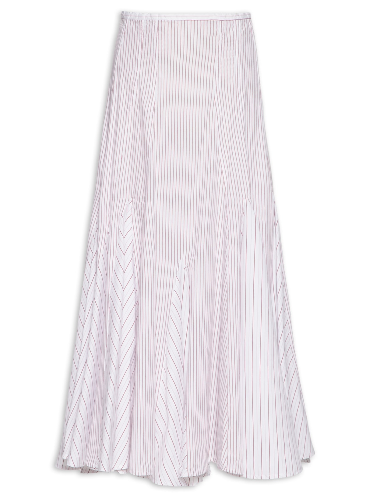 Saia Tricoline Bettina Listras - Branco