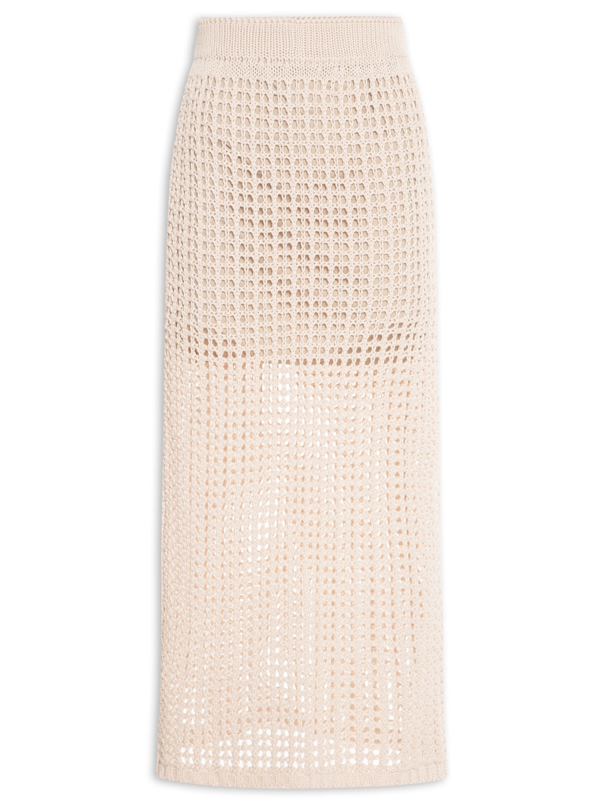 Saia Tricot Bege Dress To