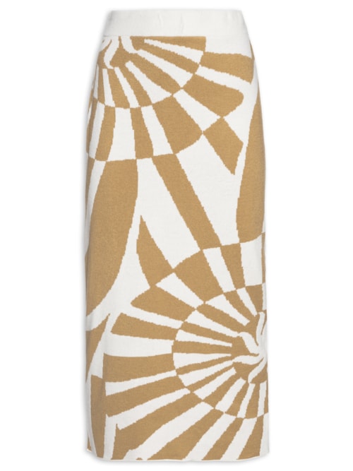 Saia Tricot Infinito - Bege