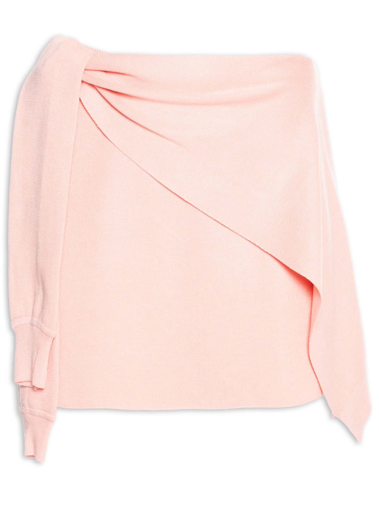 Saia Tricot Liso Rosa Coven