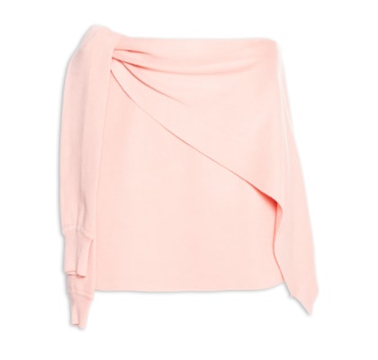 Saia Tricot Liso – Rosa