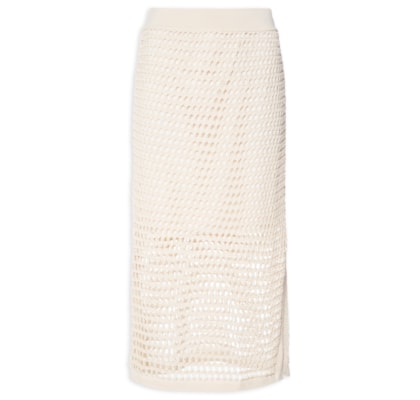 Saia Tricot Ponto Telado - Off White 