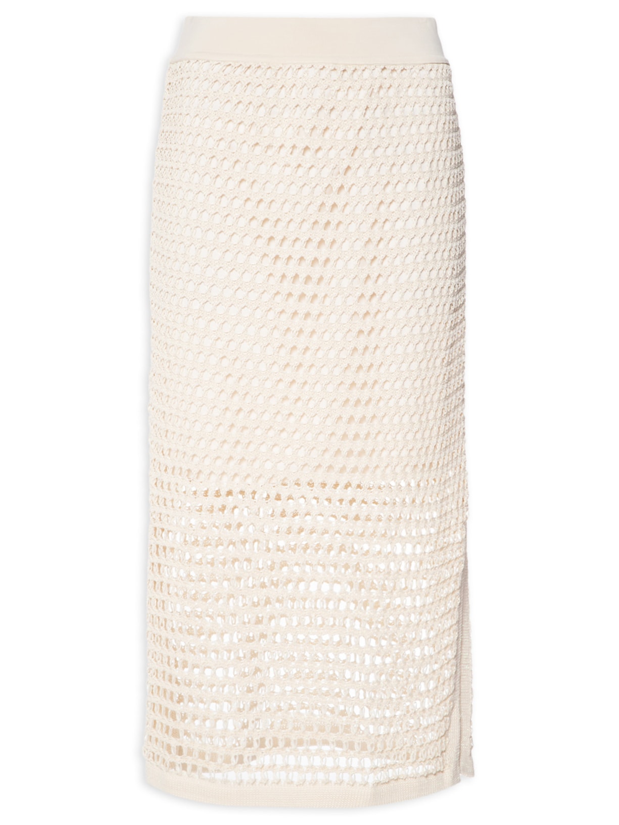 Saia Tricot Ponto Telado - Off White