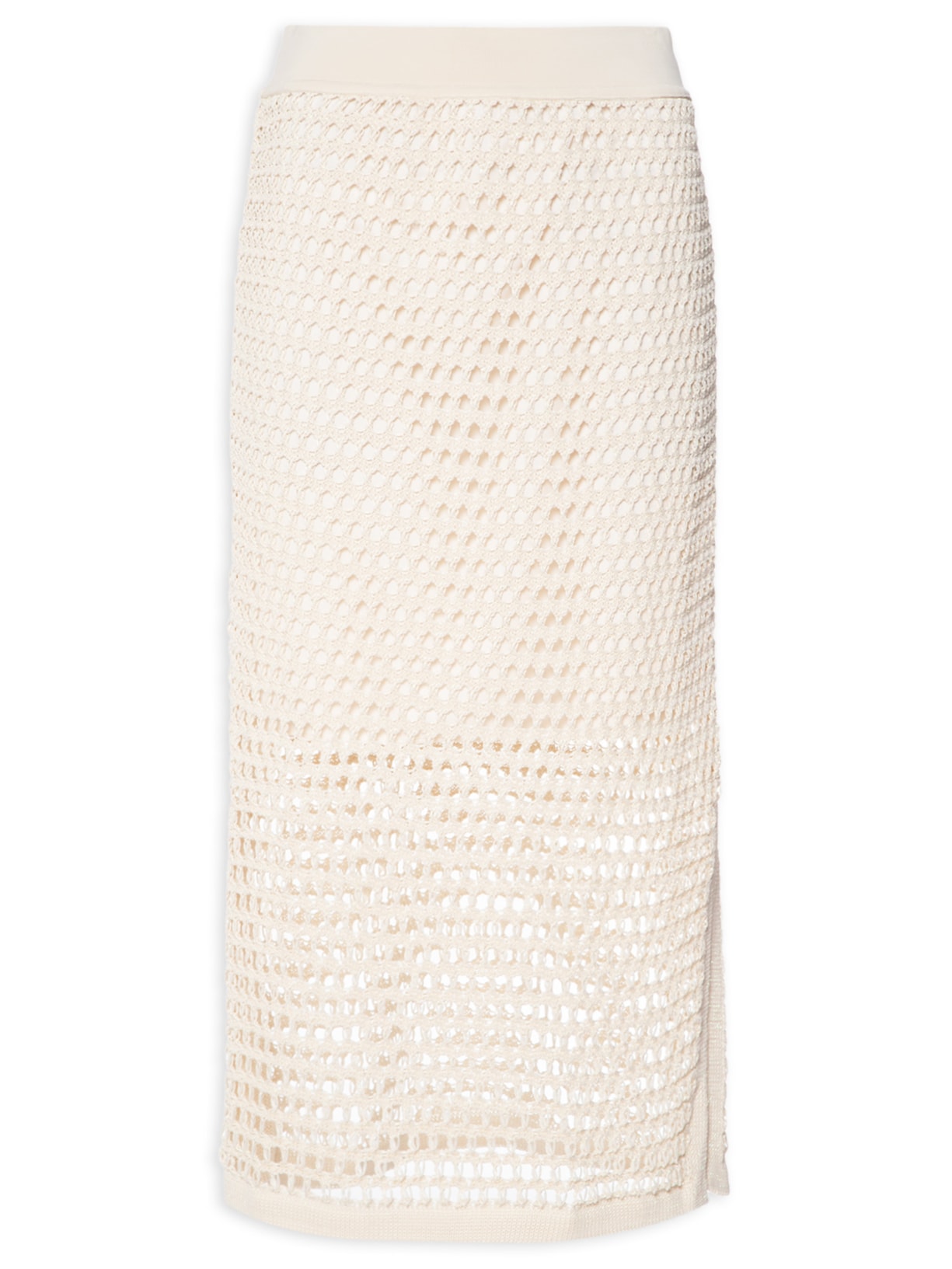 Saia Tricot Ponto Telado - Off White
