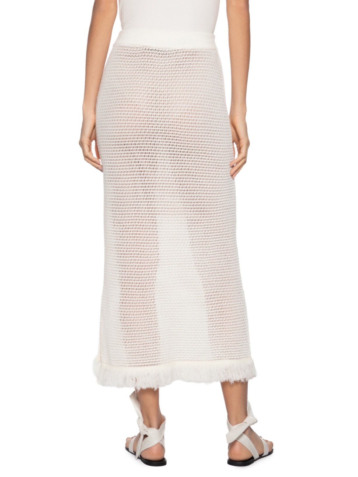 Saia Tricot Puglia Branco Cohí
